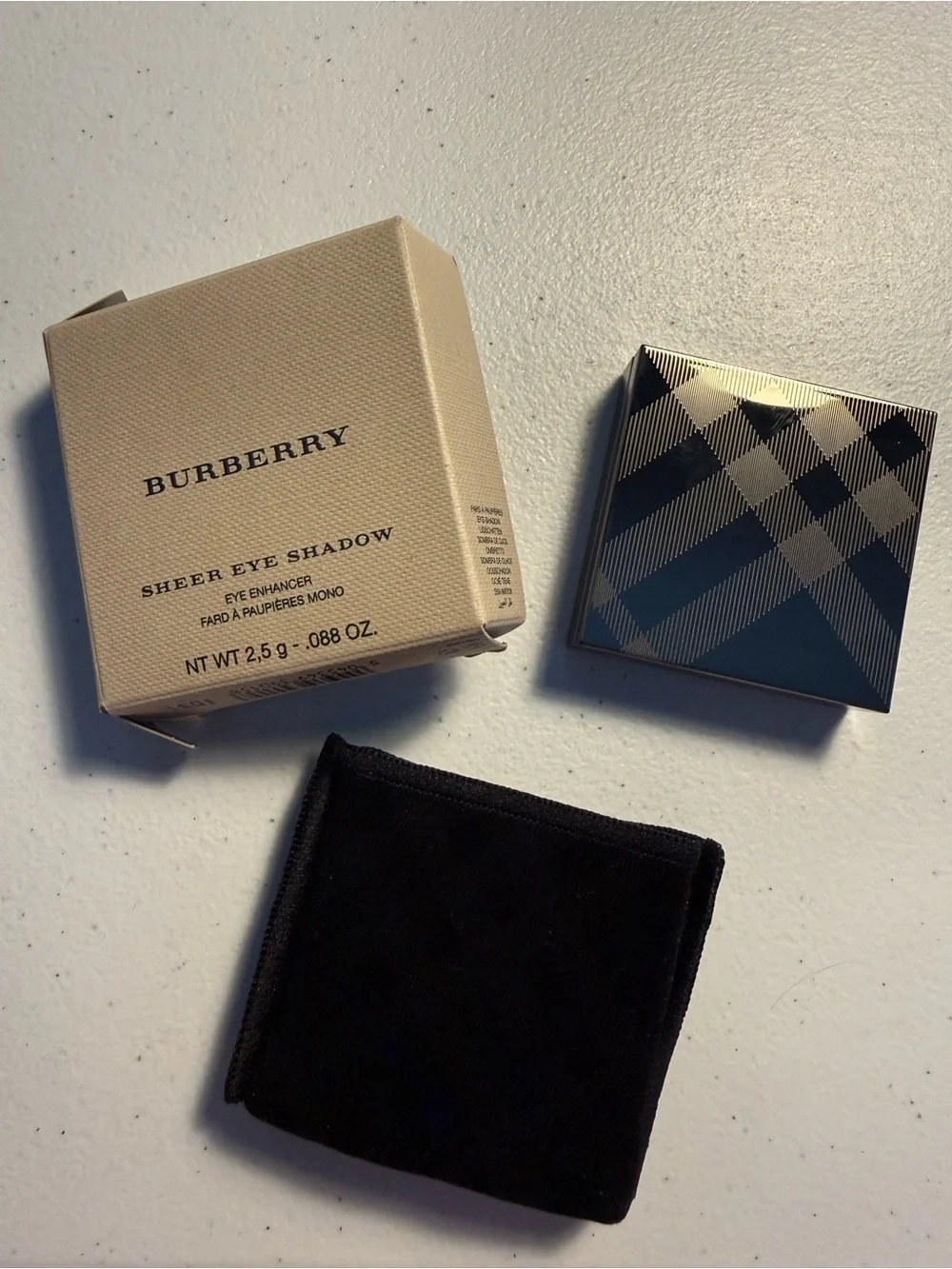 burberry sheer single eye shadow No.21 midnight brown BNIB